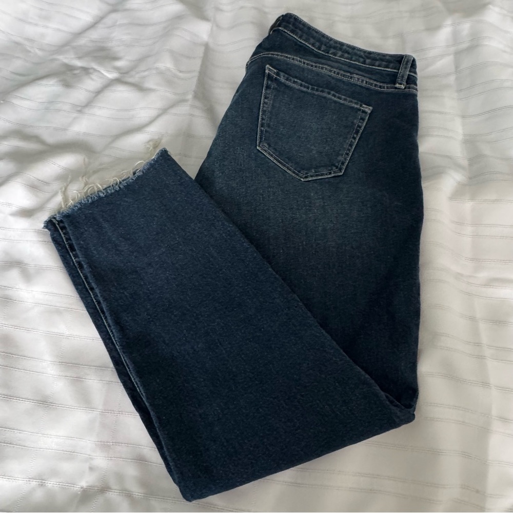 Torrid Women's Feel The Fit  Deep Blue Straight Leg Jeans - Size 16T - NWOT